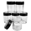 Beauticom 6 Pieces 10G/10ML Acrylic Transparent Cylinder Sifter Container Jar