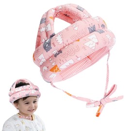 CATOR Baby Head Protection, Head Protection, Baby Helmet, Anti-Collision Baby Helmet, Head Protection, Adjustable Baby Helmet, Infant Toddler Children's Protective Hat for 6 to 36 Months Baby (Pink)