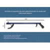 Blue Aluminum Reacher Grabber with Magnetic Tip