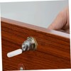 TEHAUX 30pcs Rod Sleeves for File Cabinets and Wardrobes Durable