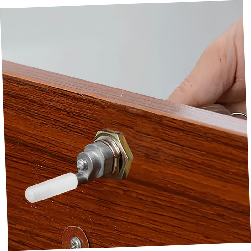 TEHAUX 30pcs Rod Sleeves for File Cabinets and Wardrobes Durable