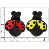 Patchwork Paradise Ladybug Red & Yellow (2-Pack) Embroidered Iron-On Patches