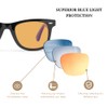 UrbanLens Blue Light Blocking Reading Glasses Amber Blue Blocker Lens