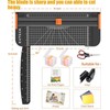 Paper Cutter, A4 Paper Trimmer,Paper Slicer with 2Pcs Replacement Blades