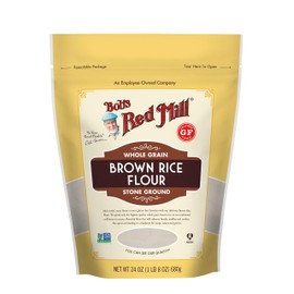 Bob's Red Mill Brown Rice Flour, 24oz (Pack of 1) - Non GMO, Whole Grain, Vegan, Kosher