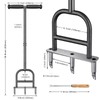 Dolibest Lawn Coring Aerator, Manual Lawn Aerator, 3 Stainless Steel