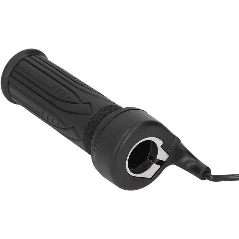TDR E-Bike Twist Throttle 24V-72V Compatible, Black Rubber & ABS