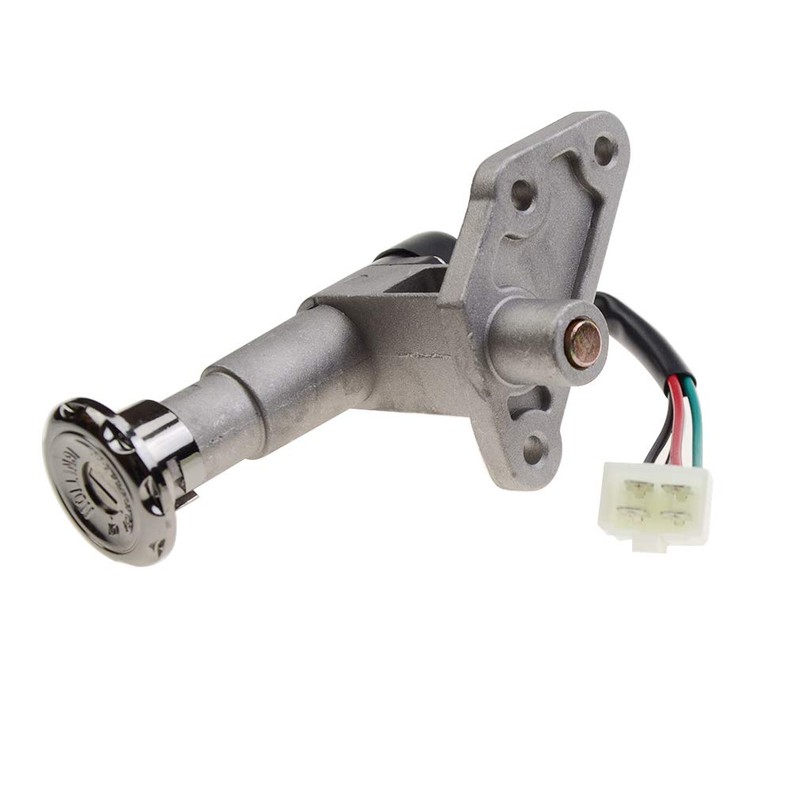 GOOFIT 4-Wire Key Ignition Switch Lock Set Replacement for 50cc
