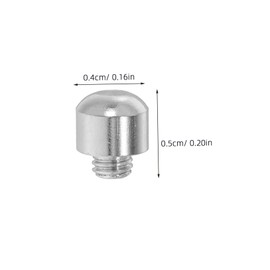 Gatuida 8pcs Metal Scissor Mufflers for Hair Cutting Noise Reducing Accessories for Salon and Pet Grooming Enhance Precision with Durable Bumpers