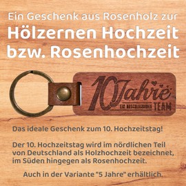 Rose Wedding Anniversary Gift (10th Wedding Anniversary) - Wooden Wedding 10th Anniversary, rosewood