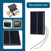Create idea 4pcs Micro Solar Photovoltaic Panels 60x80mm 1.5V 0.65W