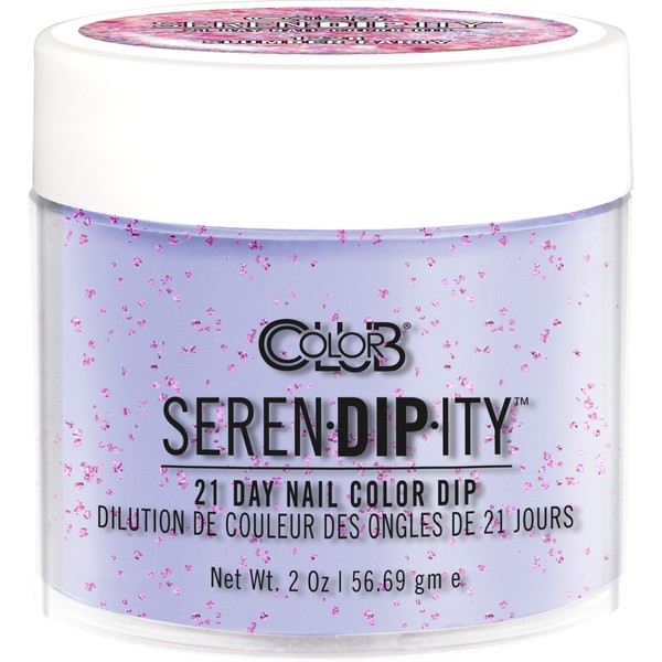 Color Club Nail Dip Powder - Quick Dry Easy to Use Nail Color Dipping Powder (Slumber Party/Blue+Pink)