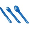Lifeventure Ellipse Plastic Interlocking Cutlery Set For Camping, Travel &