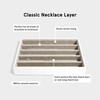 Stackers White Jewellery Box Classic Necklace Compartment