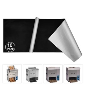 Cook's Aid 10 Pack A.J Antunes Round-up PTFE Non-stick Release Sheets for VCT Toasters (33" x12.25")