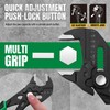 SK 7.5-inch Pliers Wrench, Premium CR-V Construction, Smooth Parallel Jaws