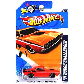 71 Dodge Challenger '12 Hot Wheels 82/247 (Orange) Vehicle