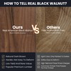 Walnut Wood Cutting Board for Kitchen with Deep Juice Groove