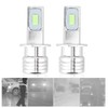 2Pcs H3 80W 8000K LED Fog Light Bulb Lamp Ice