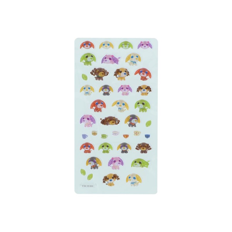 Sun-Star Stationery Tea Dog Goods Bonbon Drop Sticker Everyone S8816026