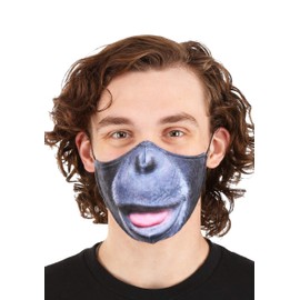 Adult Gorilla Sublimated Face Mask Standard