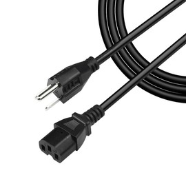 BestCH AC in Power Cord Outlet Socket Plug Cable Lead for Yamaha Model Motif XS6 XS7 XS8 XF6 XF7 XF8 Motif ES6 ES7 ES8 Pro Music Synthesizer Keyboard XS Workstation (an AC Power Cord)