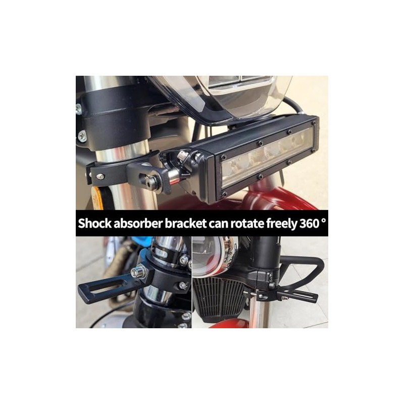 Work Light Bracket Universal 2 Pieces Headlight Mounts Motorcycle 38-60