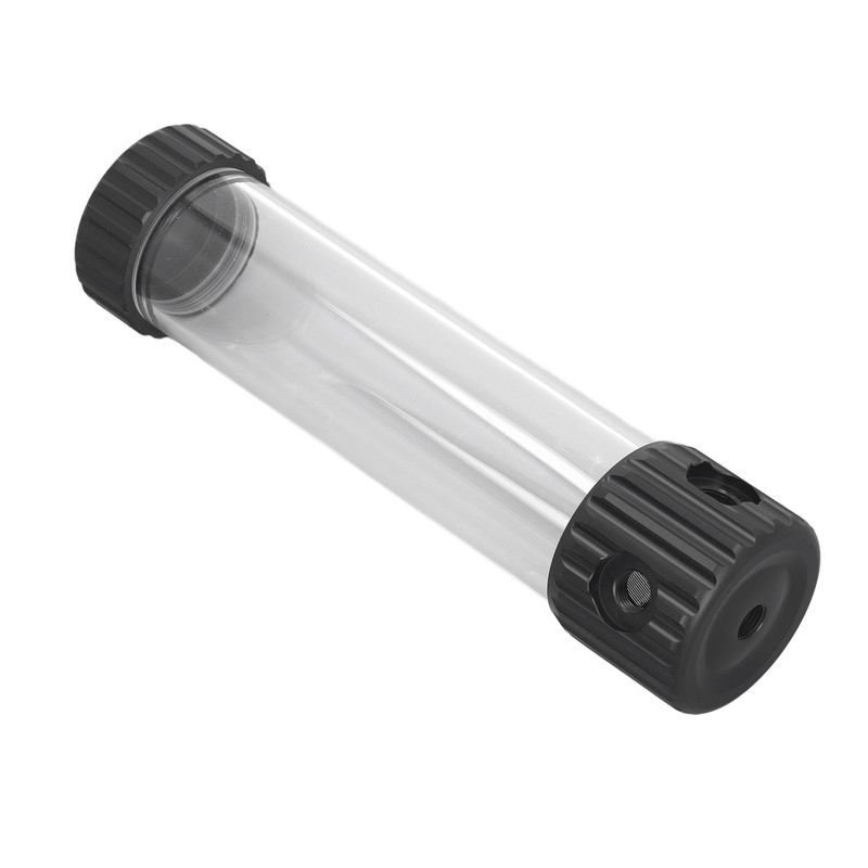 Cylindrical Water Cooling Reservoir Built in Filter Transparent 515ml Water