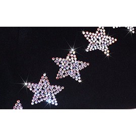 Ice Fire Polartec Fleece Spiral Stars Pants (AB Crystals, Adult Small)