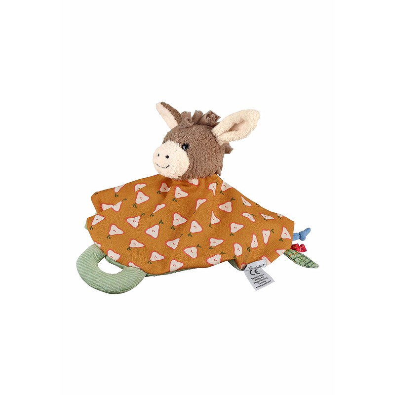 Sterntaler Emmilius Donkey Comforter 21 cm Fluffy Fabric and Jersey