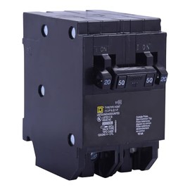 Square D - HOMT2020250CP Circuit Breaker, Black