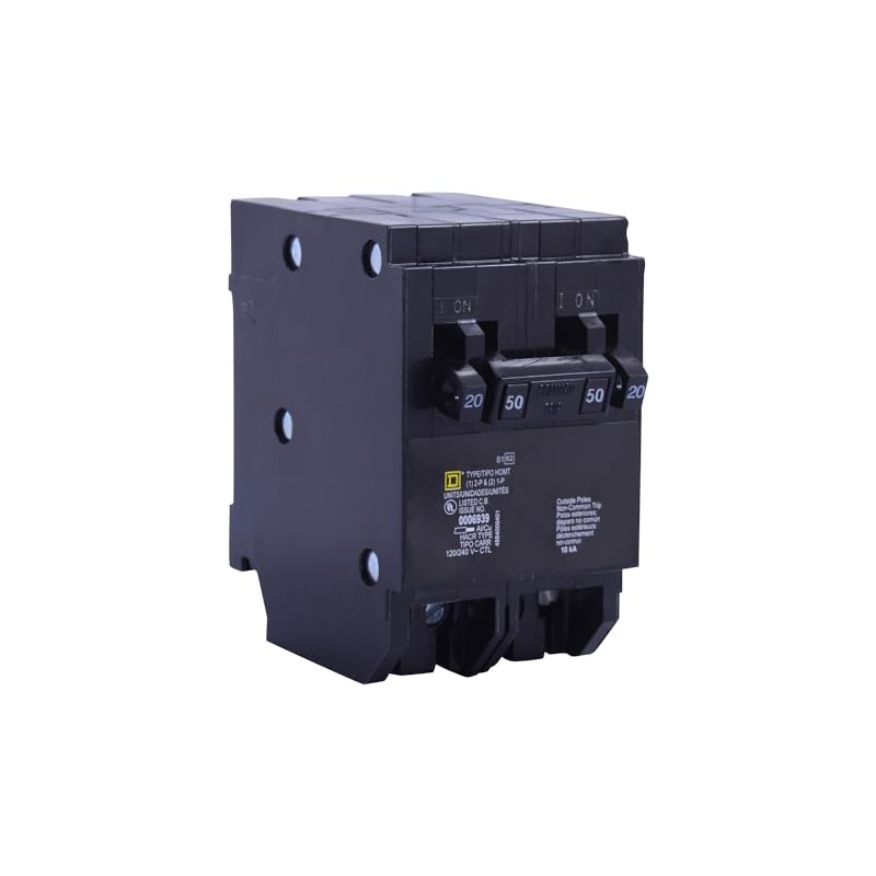 Square D - HOMT2020250CP Circuit Breaker, Black