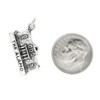 LGU Sterling Silver Oxidized Texas Alamo Charm
