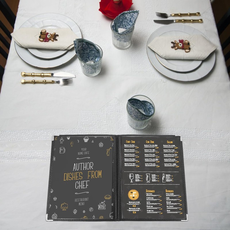 Toddmomy Transparent Menu Covers 4 Page 8 View Transparent Restaurant
