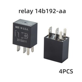 4pcs 8t2t-14b192-aa 8t2t14b192 aa Relay 14b192-aa Multifunction Relay 4-pin OEM Relay Compatible with F150 F-250