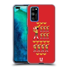 Head Case Designs Pipers Piping 12 Days Of Christmas Soft Gel Case Compatible for Honor V30 Pro/View 30 Pro