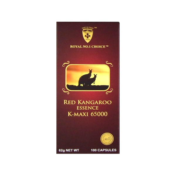 Wealthy Health Red Kangaroo Essence K-Maxi 65000 100 Capsules