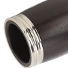 C ET Barrel, Clarinet Metal Ring Ebony Black Silver Clarinets