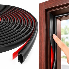 Self-Adhesive Door and Window Weather Stripping for Gap Sealing – 6M Dustproof, Noise-Reducing Seal for Home and Bedroom