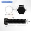 5/16-18 x 4-1/2" Hex Head Bolts, Fully Threaded, Stainless Steel