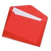 Q-Connect Polypropylene Document Folder A4 Red (Pack of 12) KF03594