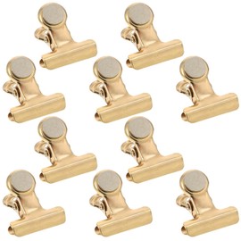 Magnetic Clips, Refrigerator Magnet Clips, Set of 10, Strong Stainless Steel, KESYOO Office, Home, School, Office Supplies, Dry Erase Board, Sticky Notes, Message Notes, Photo File Paper Fixing,