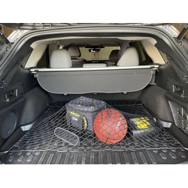 EACCESSORIES EA Rear Trunk Organizer Cargo Net for Subaru Outback 2010–2025 – Floor Style Cargo Net for Wagon – Premium Mesh Car Trunk Organizer Vehicle Carrier Storag – Compatible with Outback