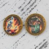 I'm Fine Skull in Burning Dumpster Challenge Coin