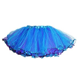 Angel Glitter Tulle Tutu with Sequin trim 4 Layers - PT1668-2 (X-Large)