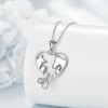 YFN Veterinary Necklace Sterling Silver Vet Techs Pendant Veterinarian Stethoscope