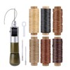 Leather Sewing Awl Thread Kit with Waxed Thread Manual Speedy