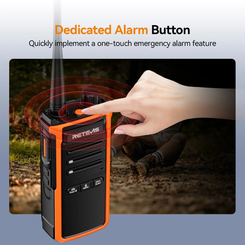 Retevis C5B IP67 Waterproof Walkie Talkie Long Range Two Way