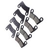 MOTOKU Front and Rear Brake Pads for Polaris RZR 900