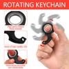 Pack of 3 Key Ring Spinner, Key Spinner Key Fob